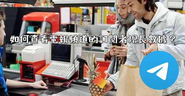 如何查看電報頻道的訂閱者增長數據？