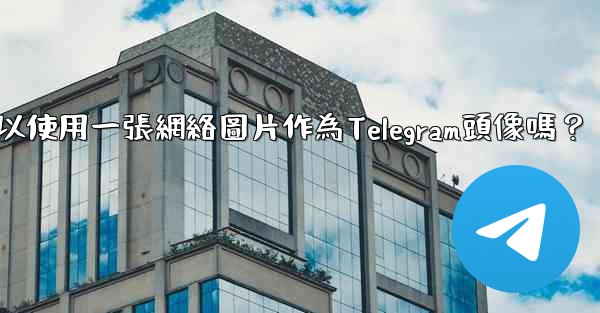 我可以使用一張網絡圖片作為Telegram頭像嗎？