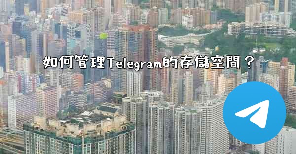 如何管理Telegram的存儲空間？