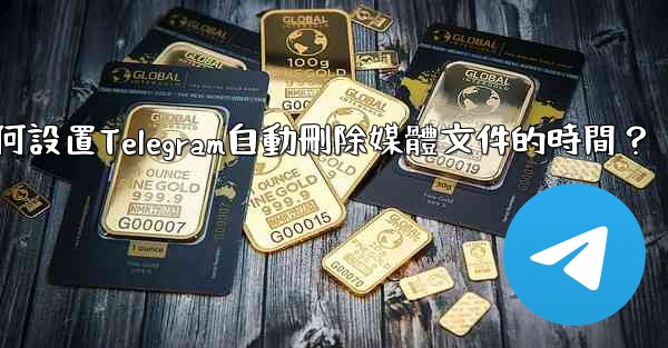如何設置Telegram自動刪除媒體文件的時間？