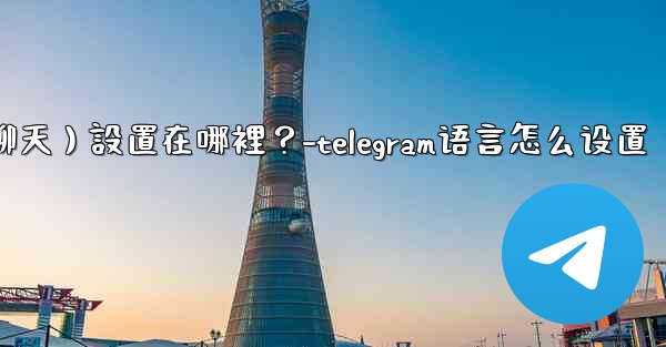 Telegram對話（聊天）設置在哪裡？-telegram语言怎么设置