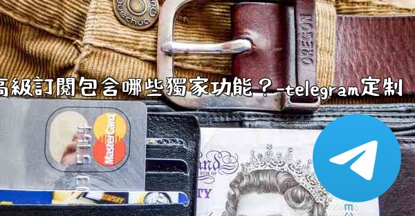 Telegram Premium高級訂閱包含哪些獨家功能？-telegram定制